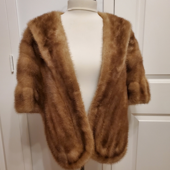 Real Mink fur vintage stole - Picture 3 of 8